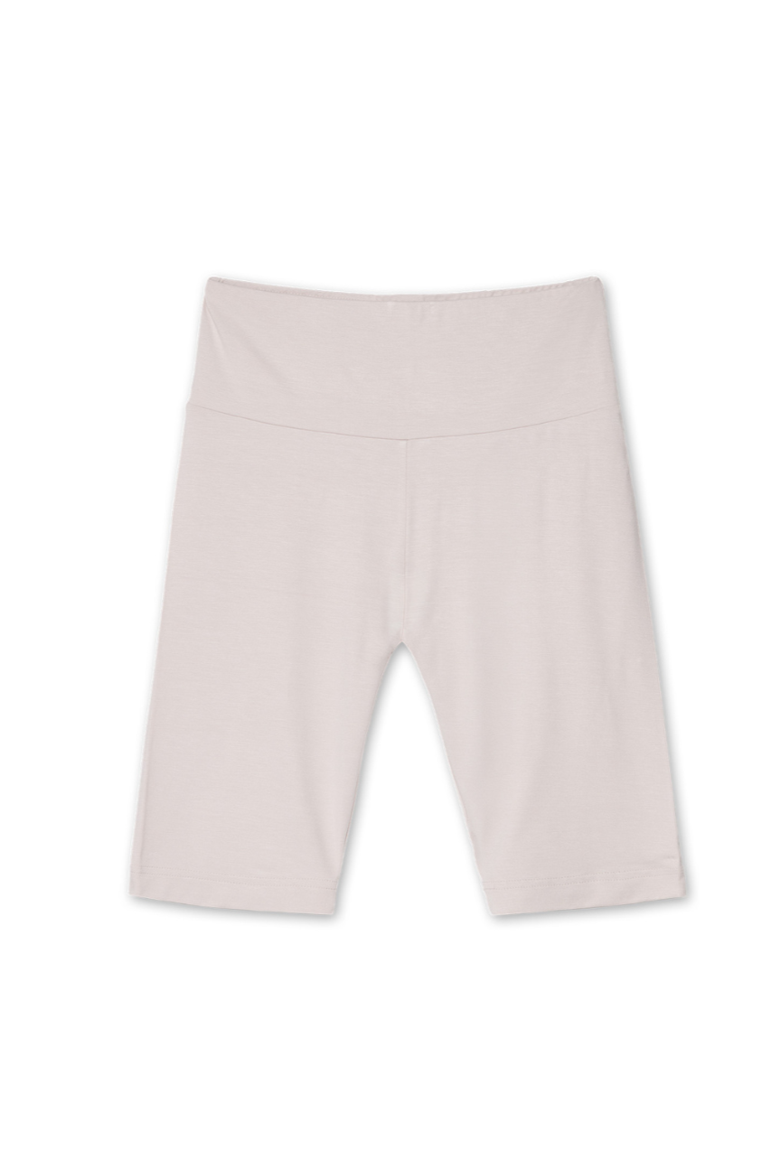 High-Waisted Bamboo Biker Shorts