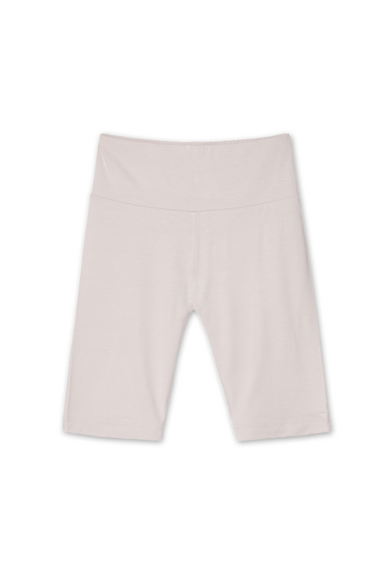 High-Waisted Bamboo Biker Shorts